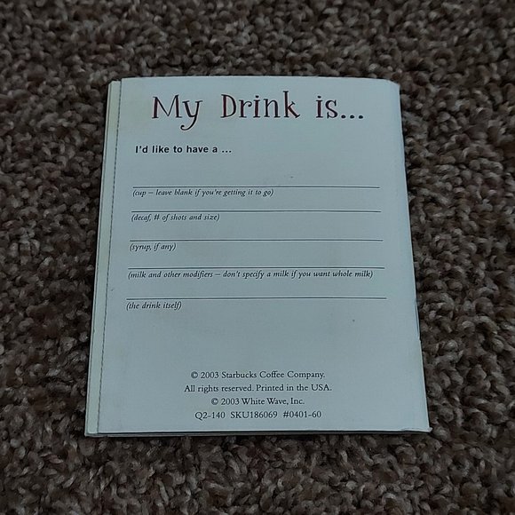 Vintage Starbucks Guide to Creating the Perfect Drink - Picture 3 of 3